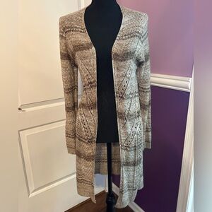 Women’s Long Cardigan Sweater, Medium
